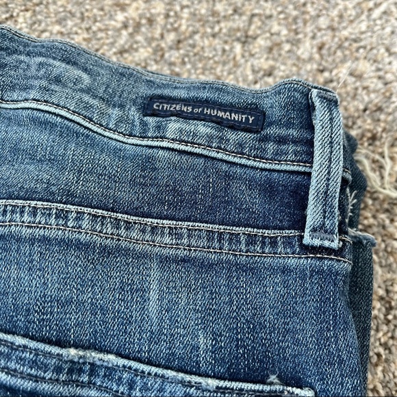 Citizens of Humanity Distressed Rocket Hugh Rise Skinny - Picture 7 of 9